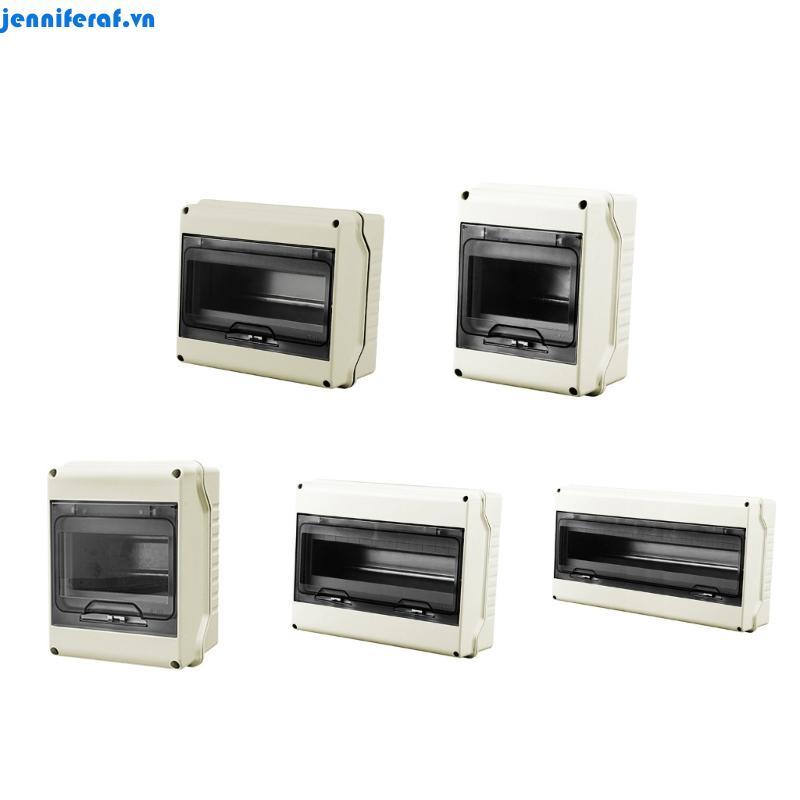 Jenniferaf 3 5 8 12 18Ways Hộp bảo vệ phân phối điện chống nước Hộp phân phối ngắt mạch ngoài trời D