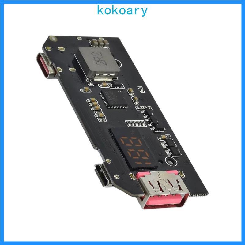 Bo mạch chủ sạc KOK Compactly IP5356 với đầu nối USB-A và USB C