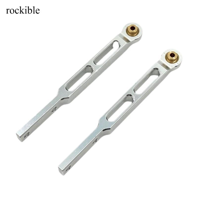 2x 1 / 12 RC Xe Trục Sau Kéo Cần Kim Loại Thay Thế Các Bộ Phận Cho MN82 MN82Pro MN82S SIlver