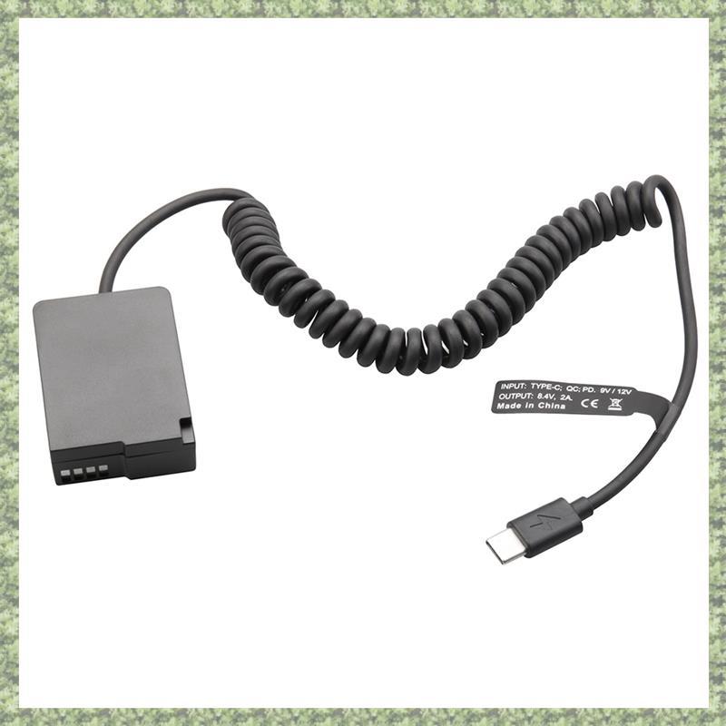 (C Z G L) DMW-BLC12 Pin giả DMW-DCC8 PD Bộ ghép nối USB-C Phụ kiện thay thế cho GX8 FZ1000 FZ300 FZ2