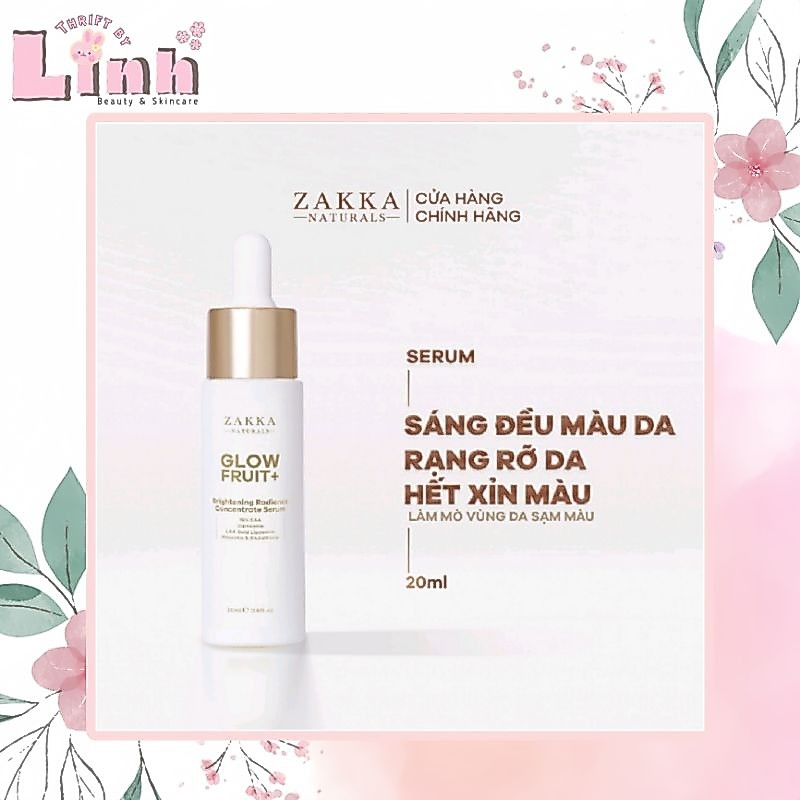 [Date 01/2029] Serum Zakka Vitamin C Sáng Và Đều Màu Da Glowfruit+ Brightening