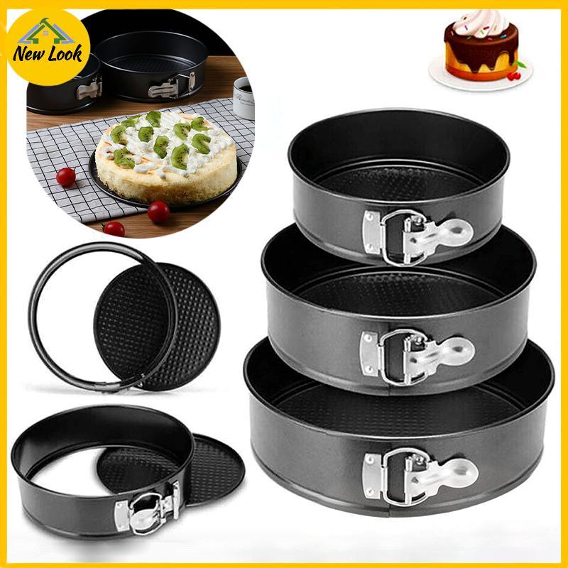 NewLook 6 Inch Springform Cake Pan tròn Springform Baking Pan Loable Mousse Baking Tool để sử dụng t