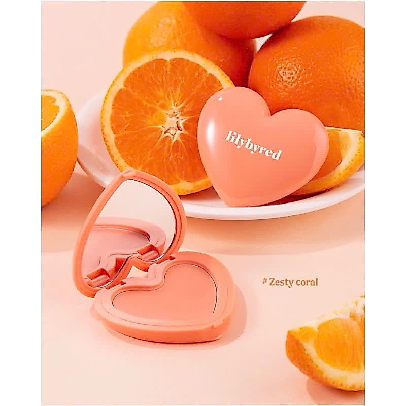 Phấn Má Hồng Lilybyred Dạng Kem Màu 09 Zesty Coral
