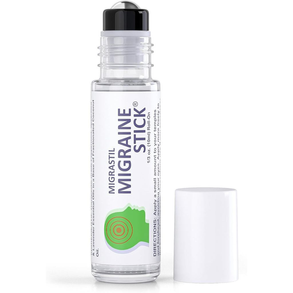 Migraine Stick Rollon Migraine - Làm mát nhanh thoải mái cho đầu của bạn. Liệu pháp hương liệu với b