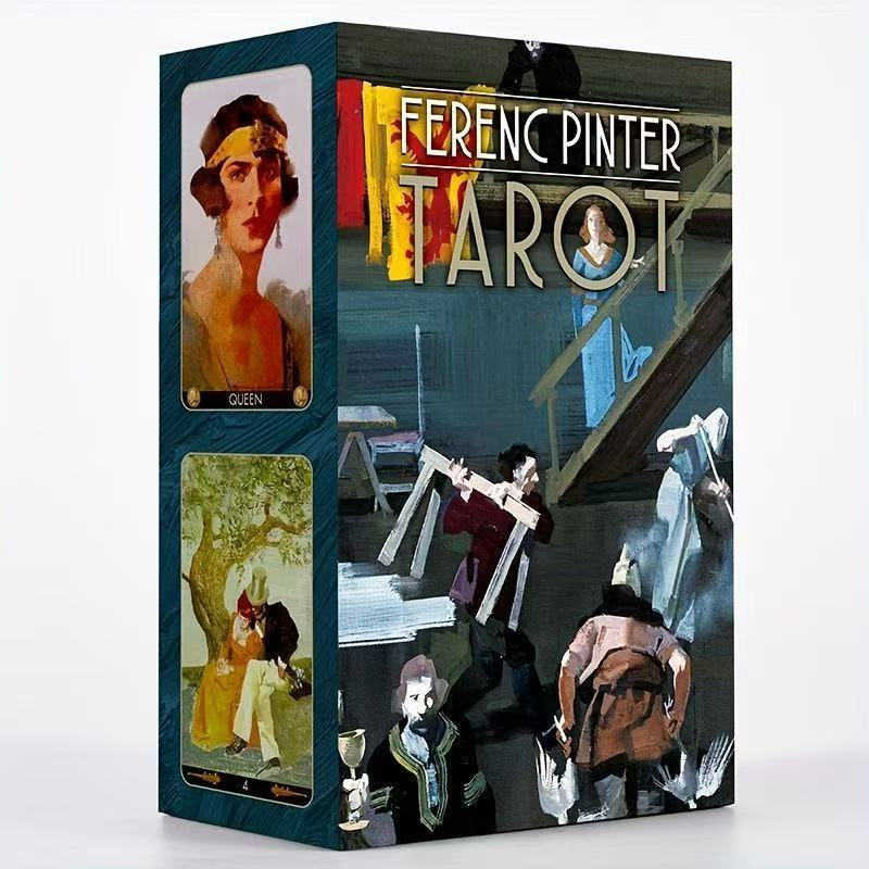12 x 7cm Ferenc Pinter Tarot Trò chơi bảng tiếng Anh Ferenc Pinter Tarot Ferenc Pinter Tarot Card Ga