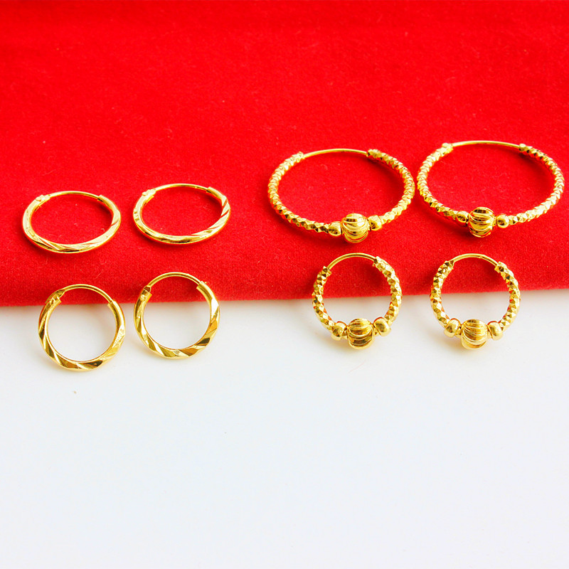 Bông Tai Mạ Vàng 24K Bông Tai Bông Tai Bông Tai Nhỏ Bông Tai Mini Lâu Dài Bảo Quản Màu Không Dị Ứng 