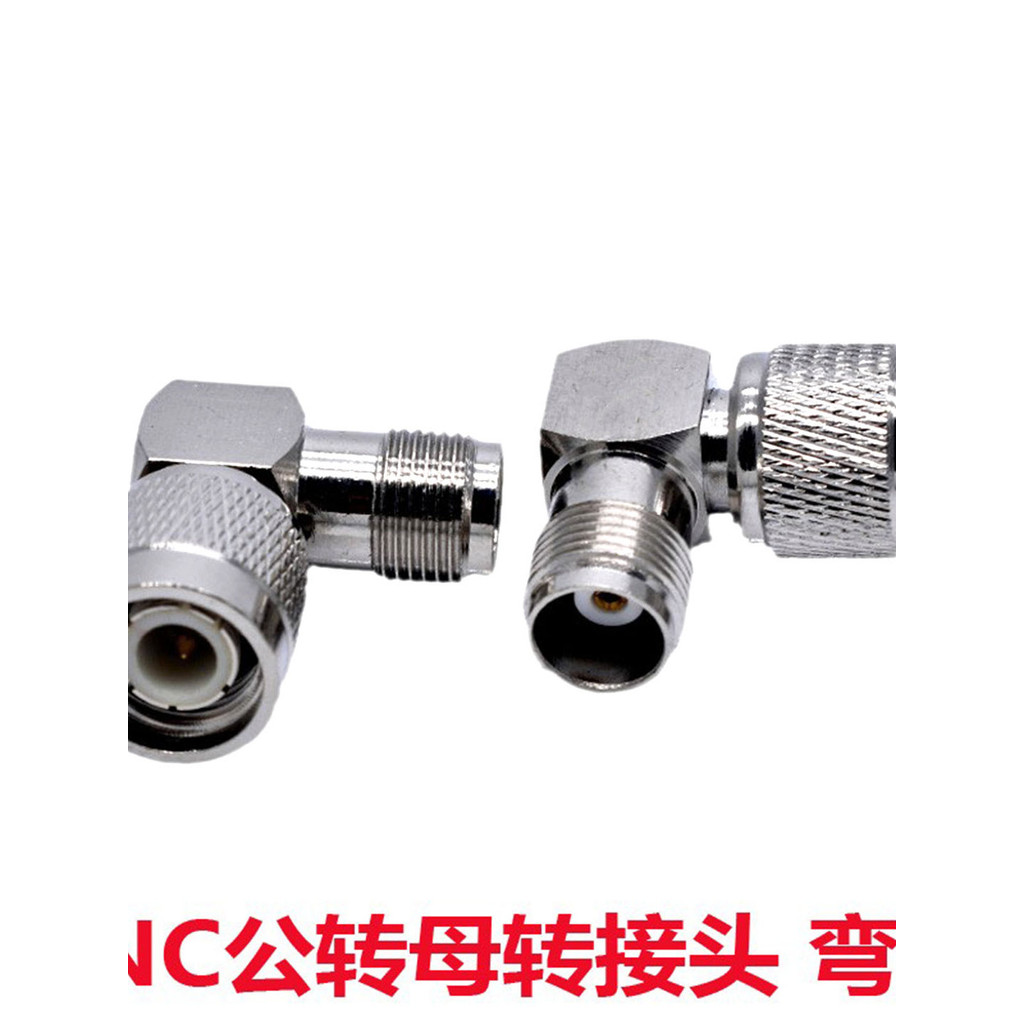 Đầu nối RF TNC-JKW TNC Nam sang Nữ Khuỷu tay hình chữ L 50 Om Đồng
