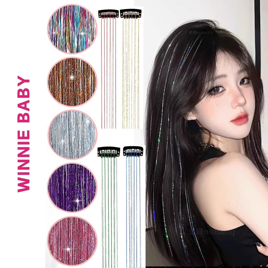 Kẹp Tóc Kim Kuyến Lấp Lánh Tóc Kim Tuyến Dạng Kẹp Cho Bé Gái Và Phụ Nữ L