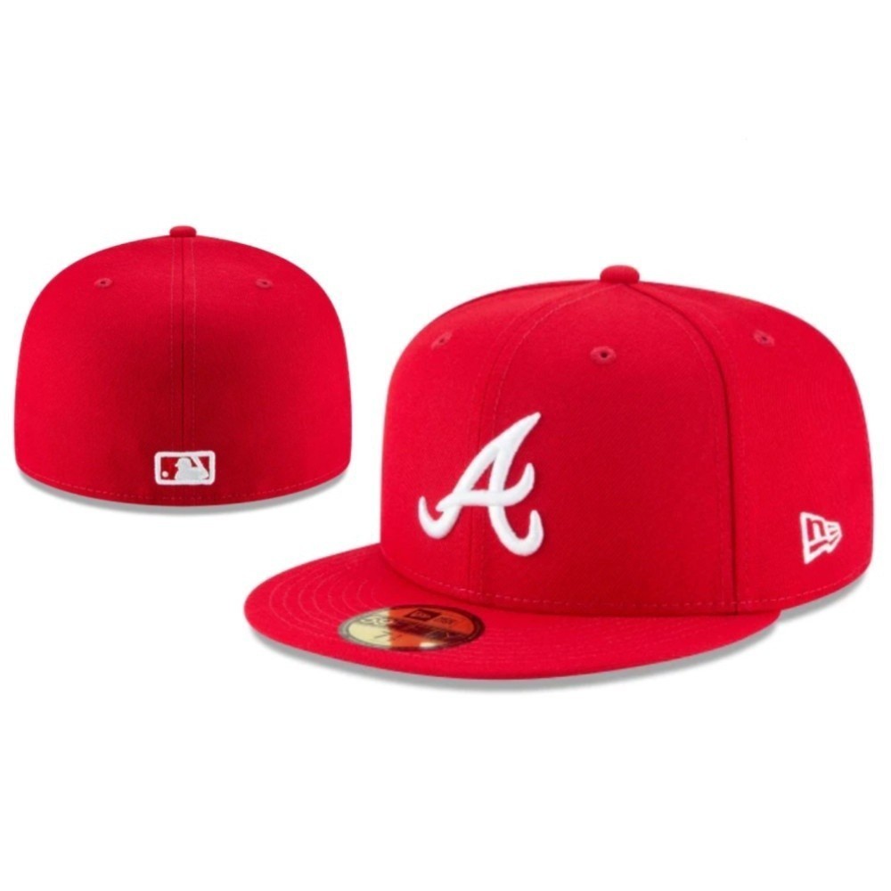 Nam Nữ MLB 59Fifty Cap Thêu Hoa Văn Hip Hop - Phù Hợp Cho Tất Cả Giới Tính