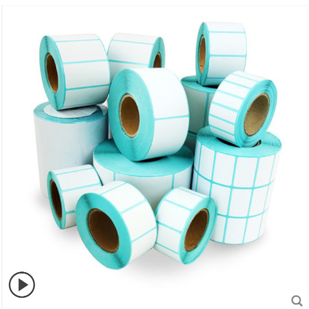 Giấy dính nhiệt ba ngăn 40x10 Giấy nhãn GP3150 1324D ZD GK888T GT800 TSC244 G500U XP-420B DT325B Giấ