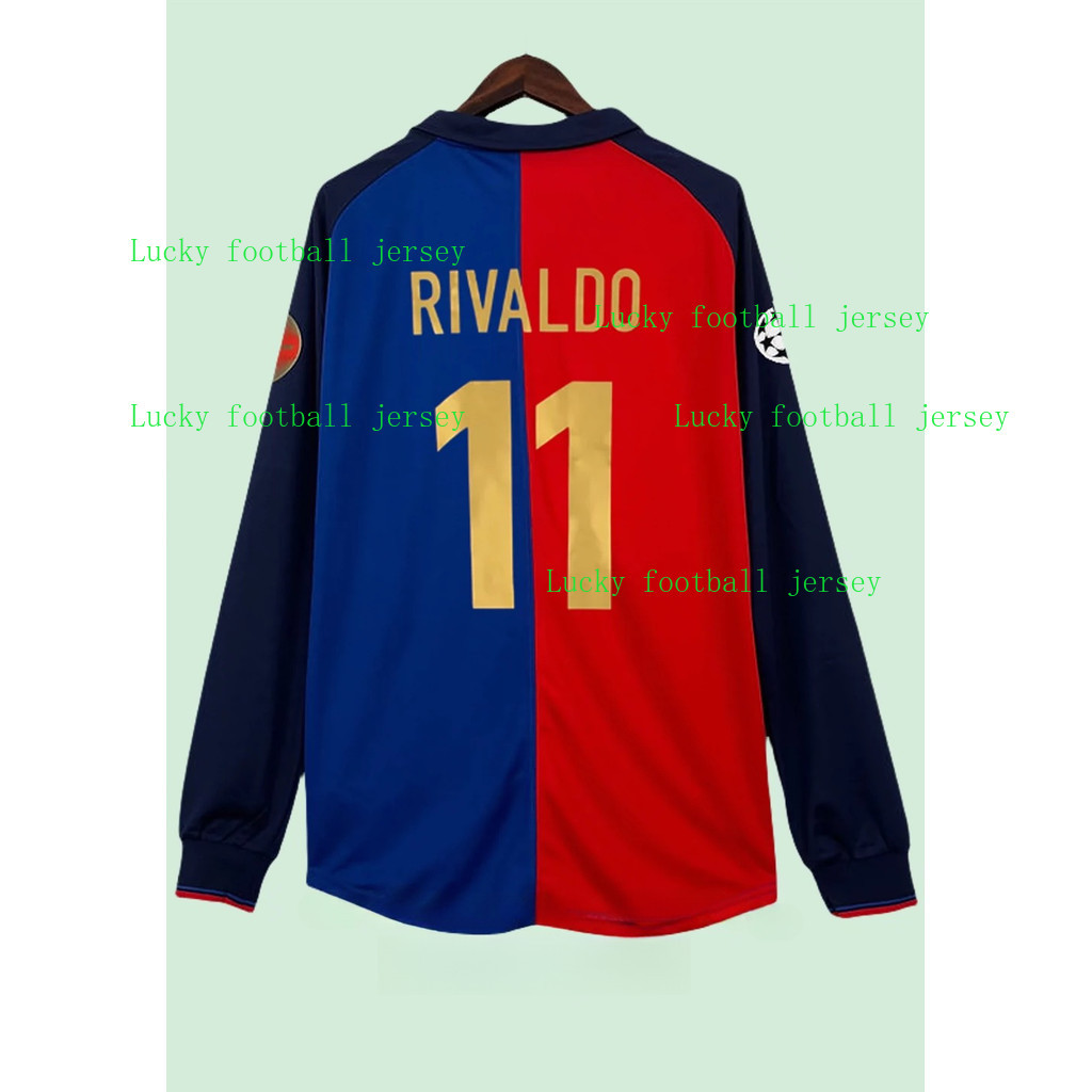 Retro Barcelona 1899 / 99 Barca Vintage Jersey Retro Jersey Bộ Kỷ Niệm 100 Năm Áo Bóng Đá Tay Dài