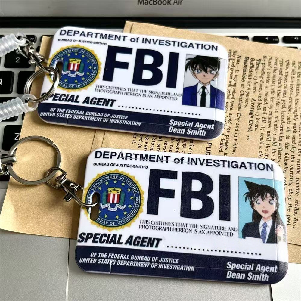 Thám Tử Lừng Danh Conan Đựng Thẻ Sinh Viên Khuôn Viên Bữa Ăn CardCover FBI Văn Phòng Truy Cập Bộ Thẻ
