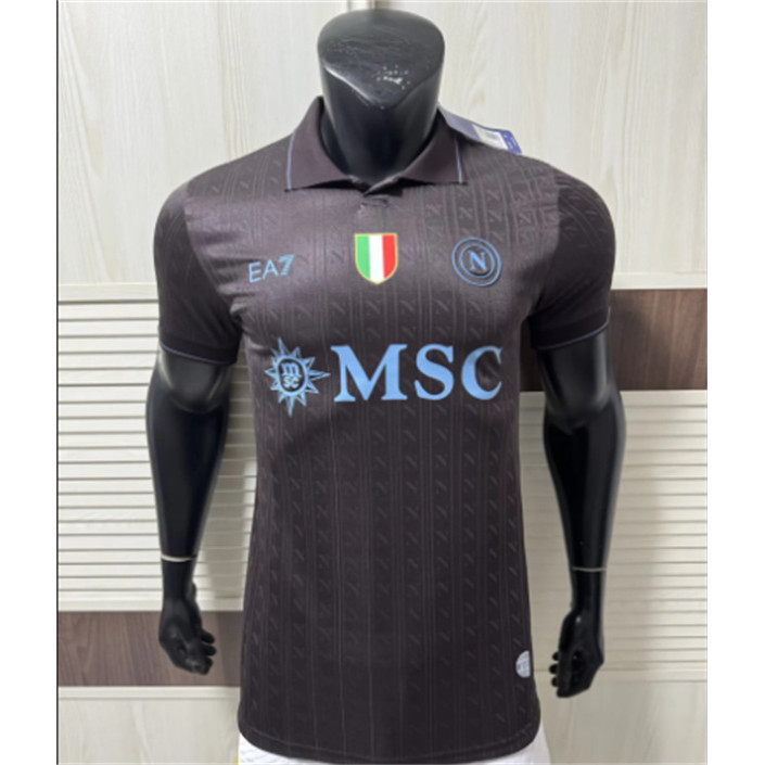 Phiên bản cầu thủ 2025 26 Napoli Jersey Áo thể thao nam thứ ba S-3XL