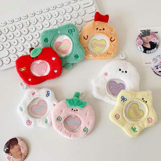 Hoạt Hình Sang Trọng Hiển Thị Túi 58mm Anime Huy Hiệu Bảo Vệ Bảo Vệ Túi Treo Nhỏ Gummy Nhai Thẻ Đựng