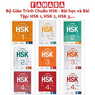 Sách - Bộ Giáo Trình Chuẩn HSK - Bài học và Bài Tập: HSK 1, HSK 2, HSK 3,...
