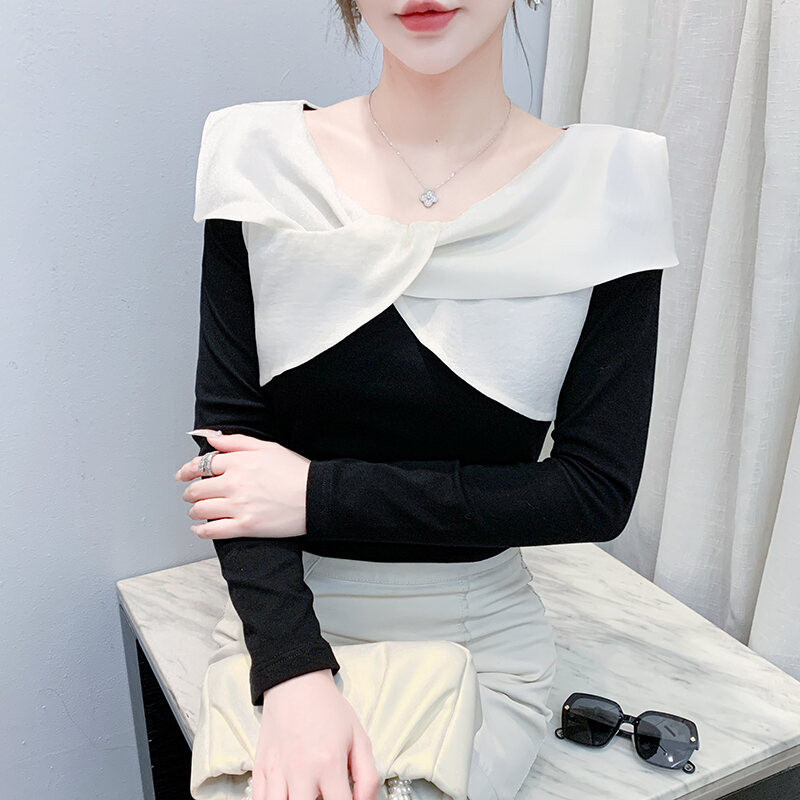 Áo thun phong cách Pháp Yimei dành cho nữ - Just fit và sành điệu