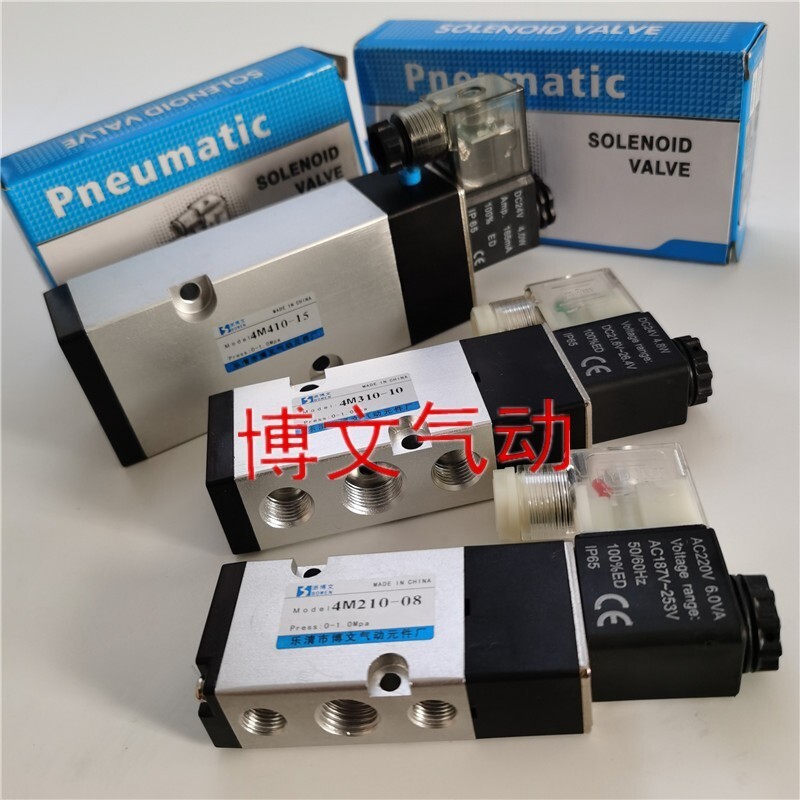 Van điện từ 4M210-08 4M310-10 08 4M410-15 Loại tấm Van đảo chiều