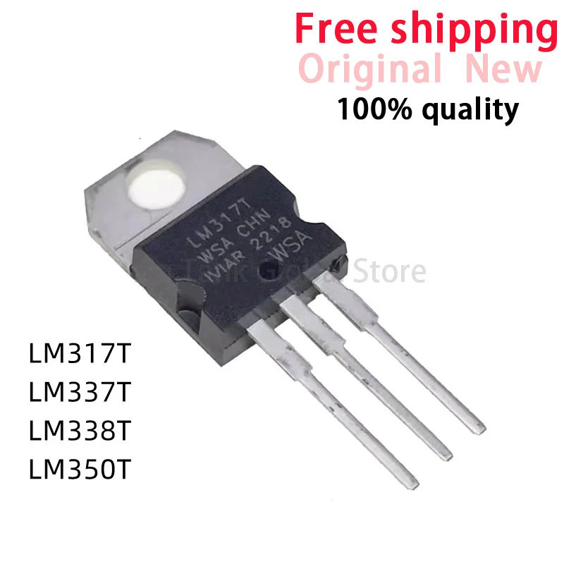 5 Chiếc LM317T LM317 LM350 LM337 LM338 LM337T LM338T LM350T TO-220 Hiệu Ứng Trường Transistor