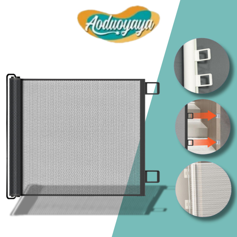 Aoduoyaya - Hàng Rào Cổng An Toàn Thanh,Lắp đặt không khoan, gấp gọn trong,Trẻ Em Và Vật Nuôi đều Có Thể Sử Dụng