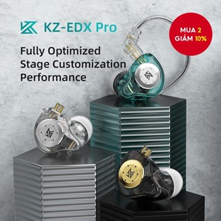 Tai nghe năng động KZ EDX PRO Tai nghe nhét tai HIFI Bass trong màn hình tai Tai nghe thể thao Tai nghe khử tiếng ồn