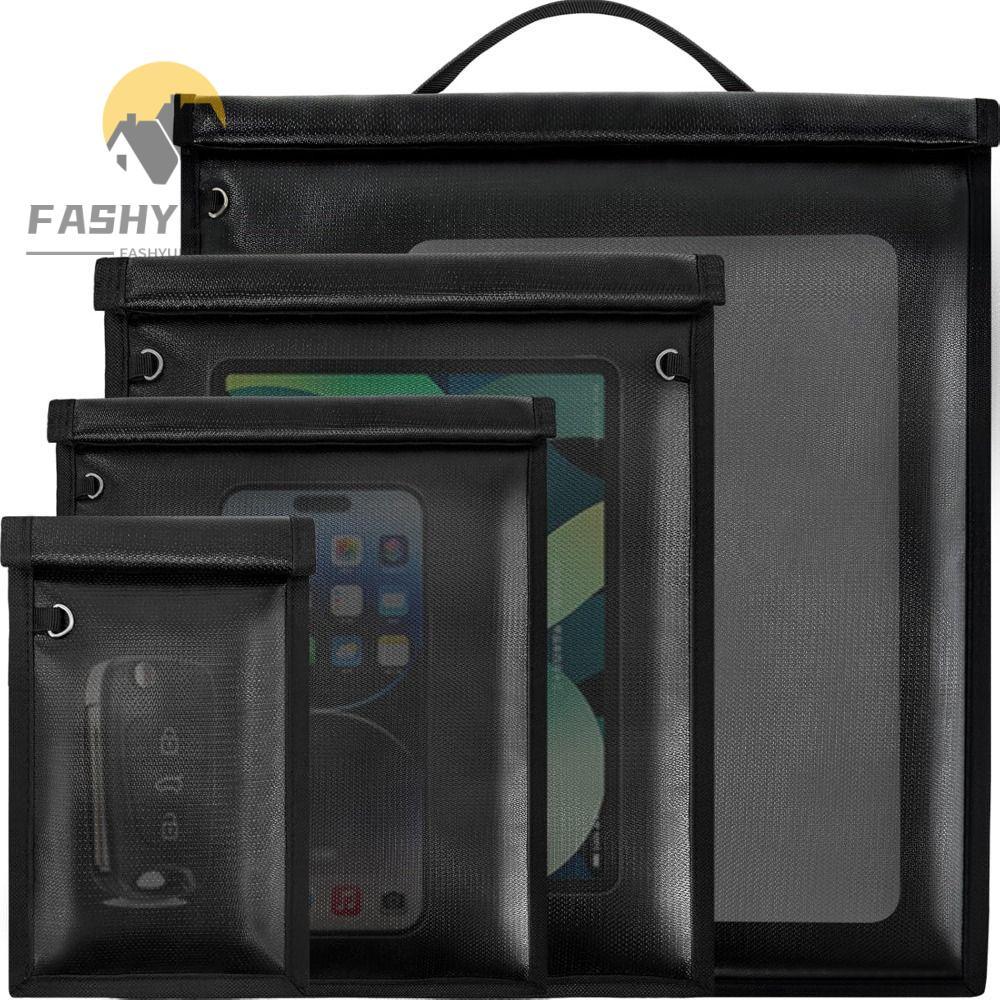 FASHYUNER 4 Túi Faraday Lớn, Lồng Faraday Chặn Tín Hiệu Lớn, Chống Trộm Chống Thấm Nước RFID Faraday