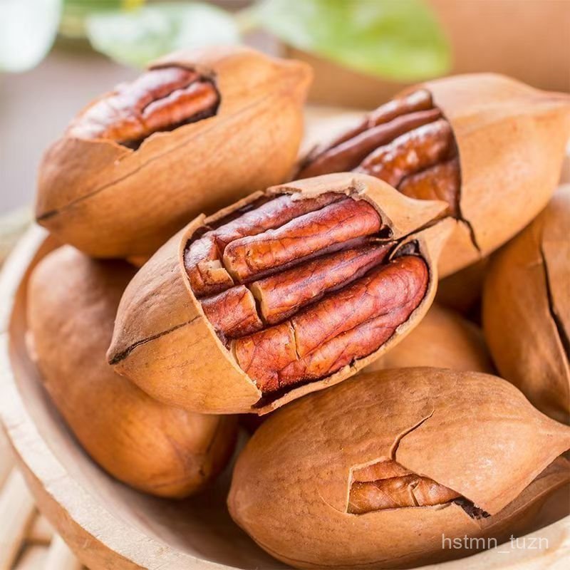 Li Yin Tang Pecan Nuts in Bags, Original Flavor with Shell, Wholesale Bulk Almond Pecans, Creamy and