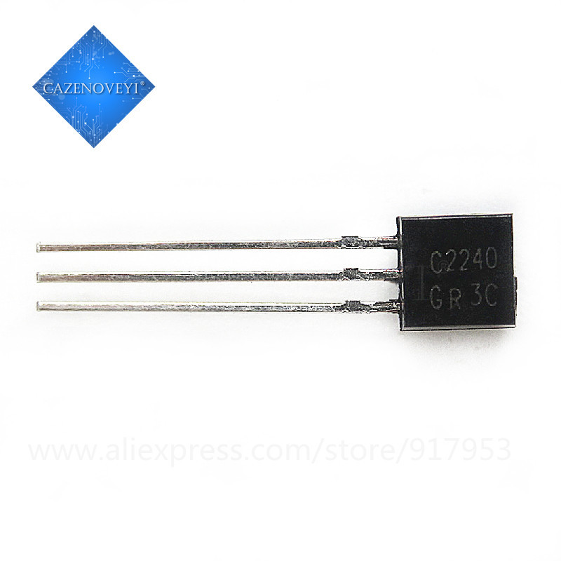 50 mảnh 2SA970 2SC2240 (25 CÁI * A970 + 25 CÁI * C2240) TO-92 Transistor lưỡng cực - BJT NPN G