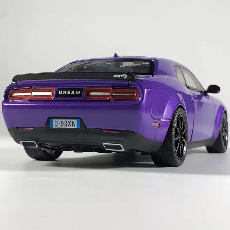 FW 1: 24 Dodge Challenger Hellcat Redeye Flash Phiên Bản Hợp Kim Kim Kim Loại Diecast Mô Hình Cơ Bắp