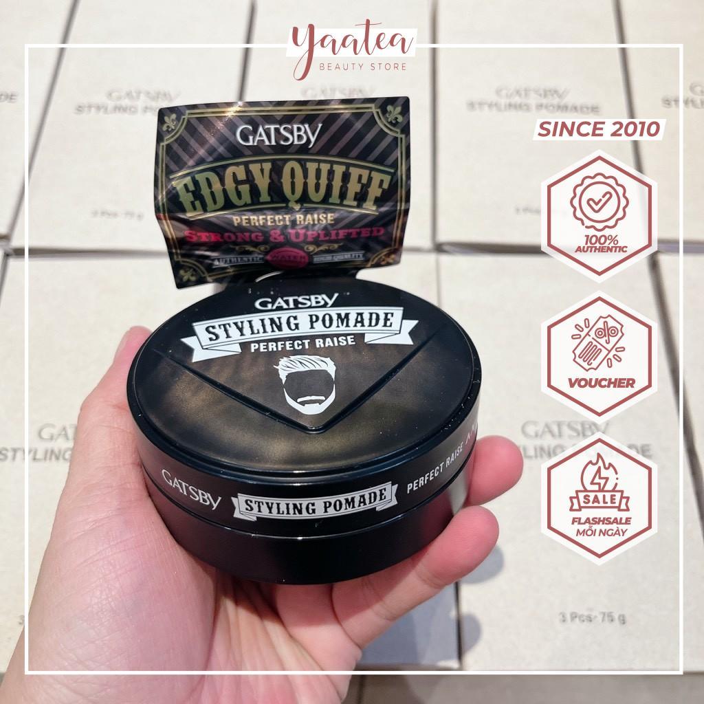 Wax Tóc Gatsby Styling Pomade Perfect Raise 75g (Đen)
