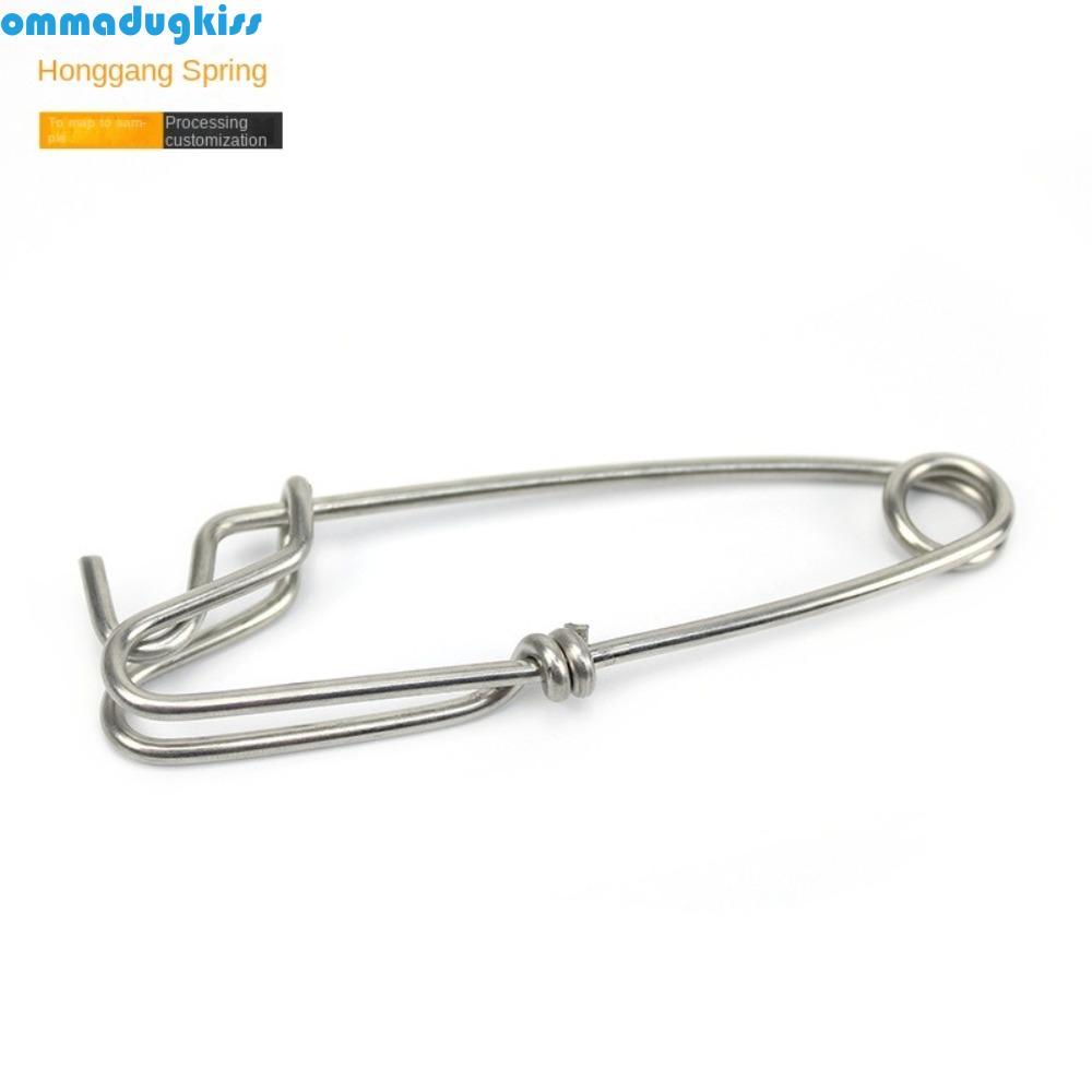 OMMAD 10 chiếc câu cá Cán xoay, Snap câu cá bằng thép không gỉ chống ăn mòn, Snapper Sharks Premium 