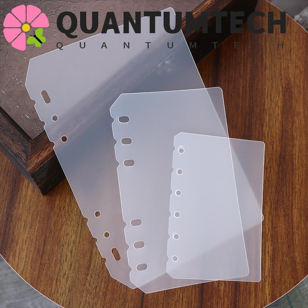 QUANTUMTECH Notebook Divider Matte 2 Chiếc Board Page A5 A6 A7 B5 A4 Giấy Bên Trong Chương Trình Ngh