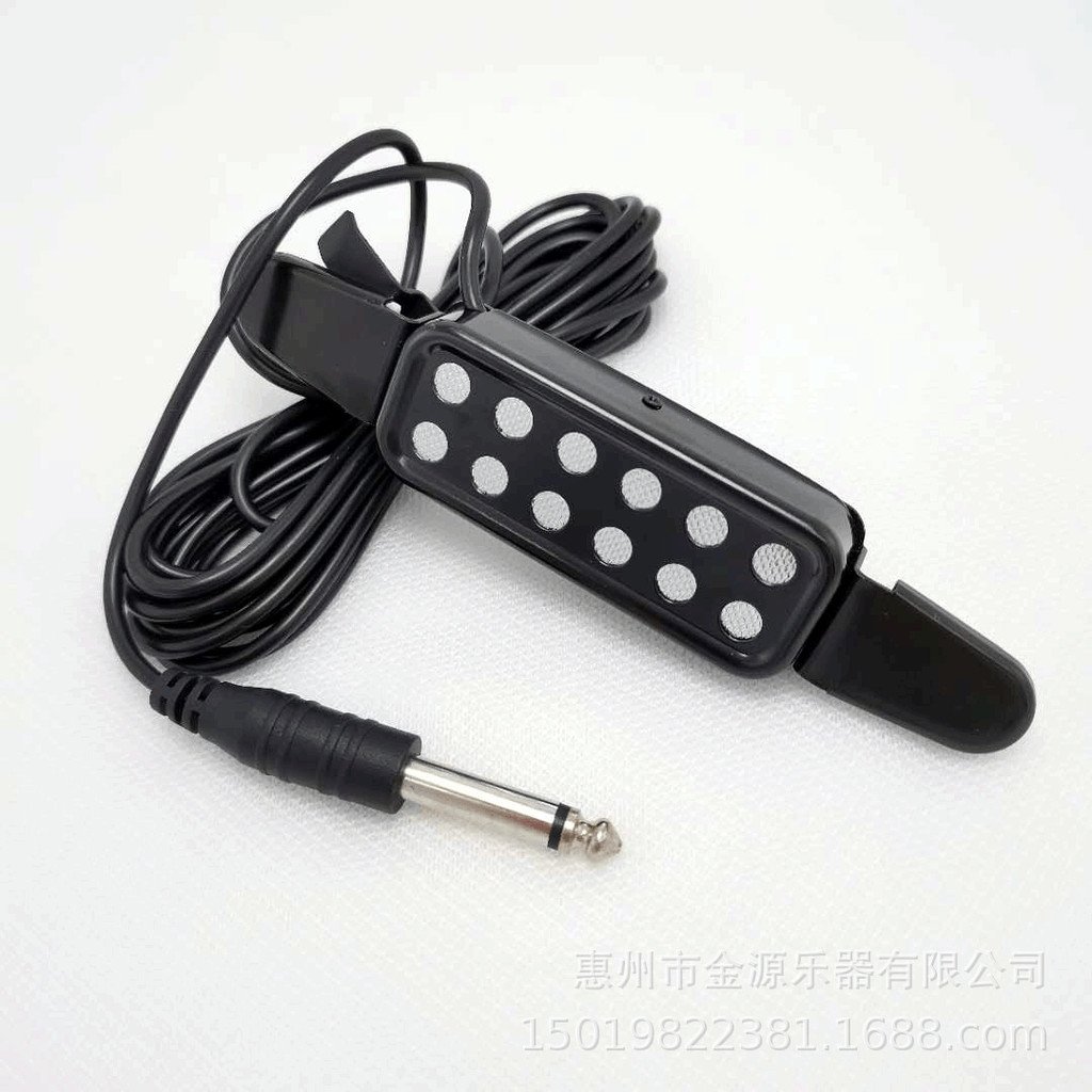 Đàn Guitar Acoustic Acoustic Lỗ Âm Thanh Pickup Guitar Với Bảng Đấm 12 Lỗ Gắn Pickup Không Lỗ Pickup