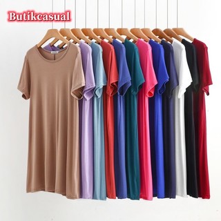 Đầm midi Cotton Tay Ngắn Cổ Tròn Dáng Rộng Thời Trang Mùa Hè 2023 Cho Nữ