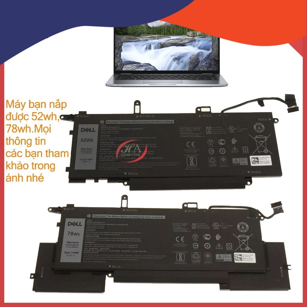 Pin Thay Thế Laptop Dell Latitude 7400 2-in-1