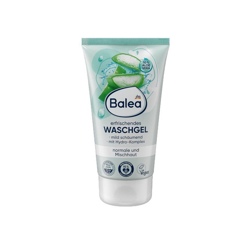 Đức Nhập Khẩu Balea Balea Lotus Aloe Vera Sữa Rửa Mặt Nhẹ Nhàng Làm Sạch Sâu Kiểm Soát Dầu Sữa Rửa M