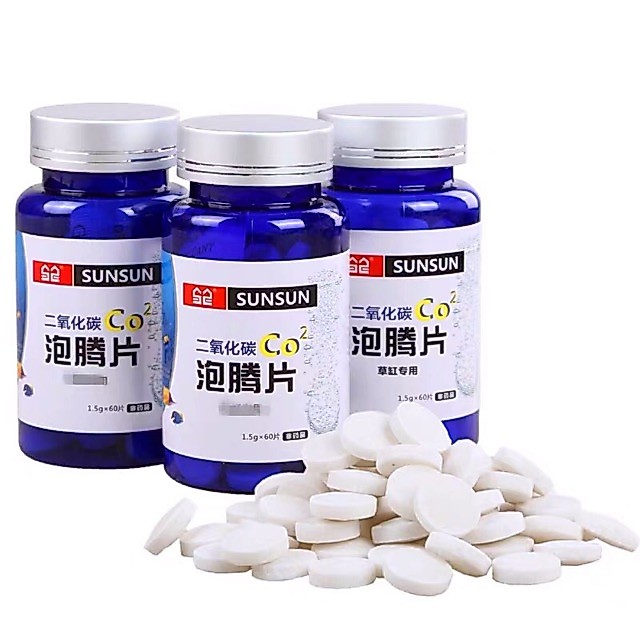 Viên Sủi C02 SUNSUN - Viên Nén C02 Sun Sun Cho Hồ Thuỷ Sinh