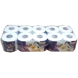 Bịch 10 cuộn giấy vệ sinh e’mos tím cao cấp