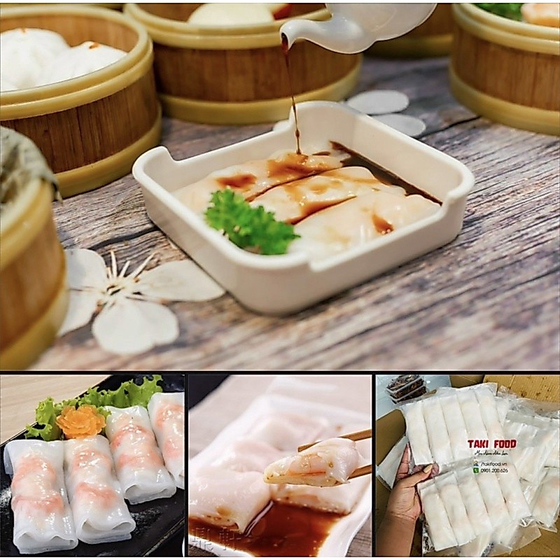 BÁNH CUỐN TÔM SÒ ĐIỆP {Takifood}