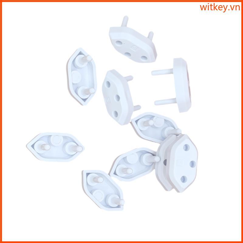 WIT Baby Proofing Plug Cover Safety Outlet Guard Fingers Thiết kế thân thiện cho 2Pin Ổ cắm điện Bộ 
