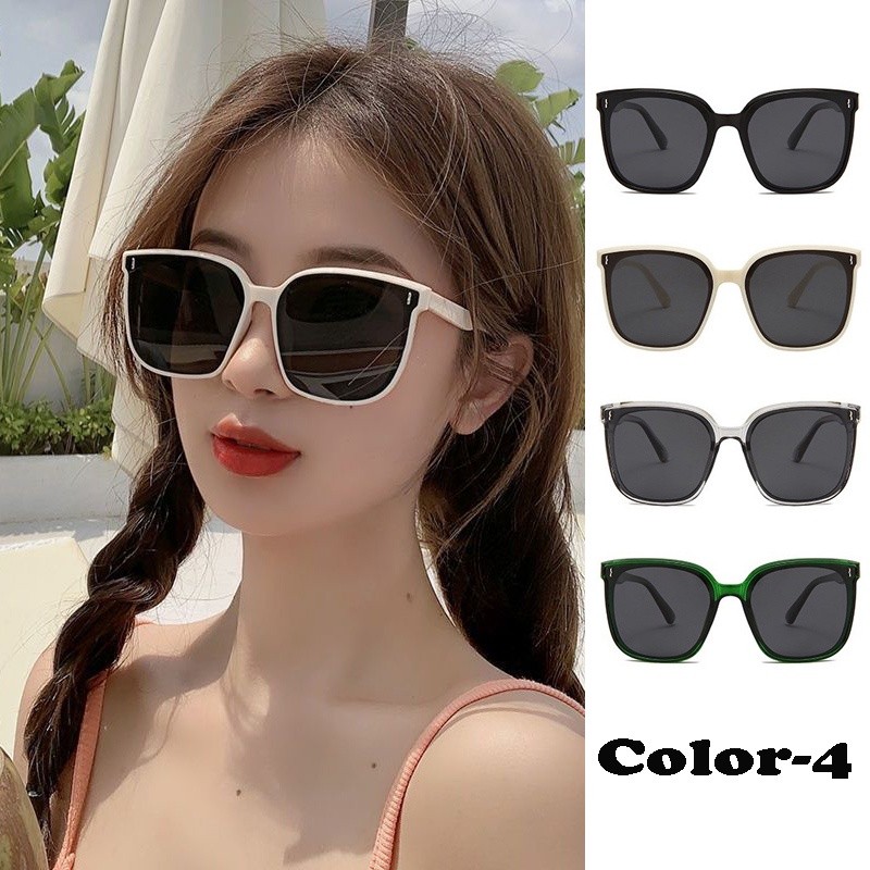 COD Korean Fashion Anti uv400 Square Frame Sunglasses PKTT