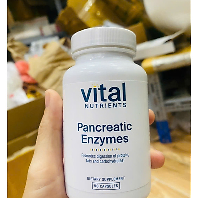 Vital Nutrients Pancreatic Enzymes supports healthy digestion by supplying natural enzymes that are 