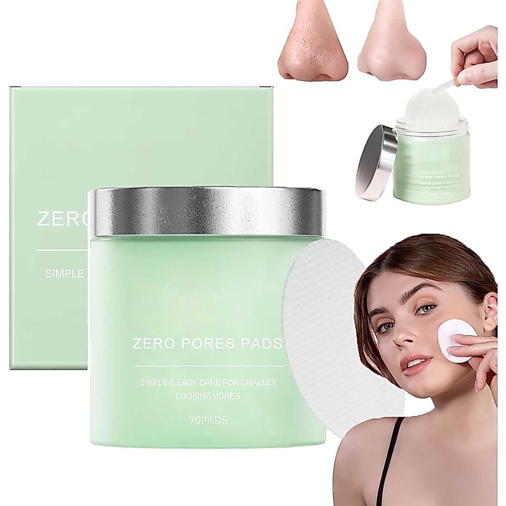 ZeroPorePads-Deep & PoreMinimizing, KoreanBeautyPorePads, Dual-TexturedExfoliatingFacialPadtooothsTe
