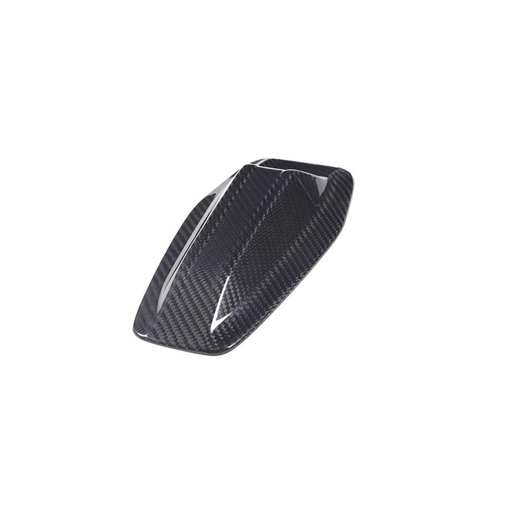 Sợi Carbon Thật Ô Tô Mái Cá Mập Vây Ăng Ten Bao Phụ Kiện Ô Tô Cho Xe BMW 4 Series G26 2022