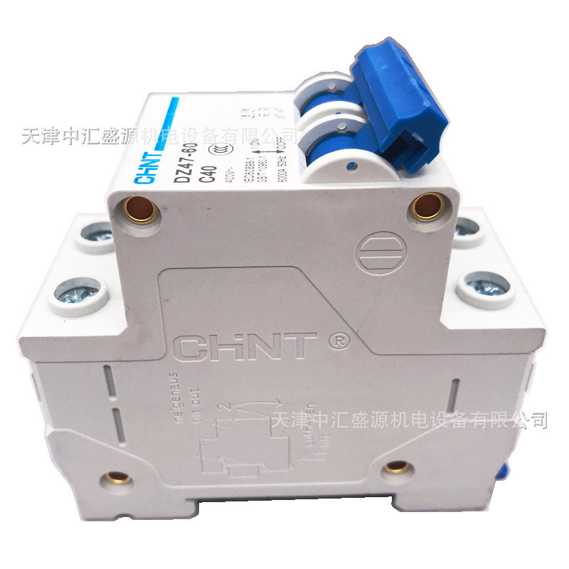 Bộ ngắt mạch nhỏ Zhengtai DZ47-60 2P C40A Chiếu sáng gia đình 40A Bộ ngắt mạch thu nhỏ Bộ ngắt mạch 