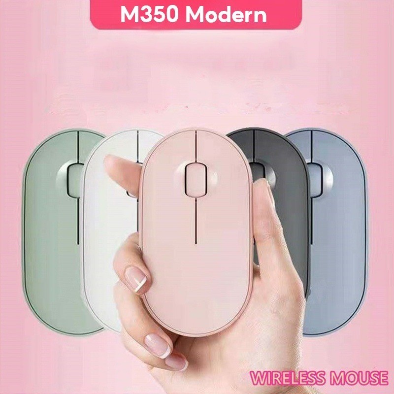 Chuột bluetooth Không Dây m350 pebble Dáng Ôm Hiện Đại Cho Máy Tính Bảng / laptop / Điện Thoại