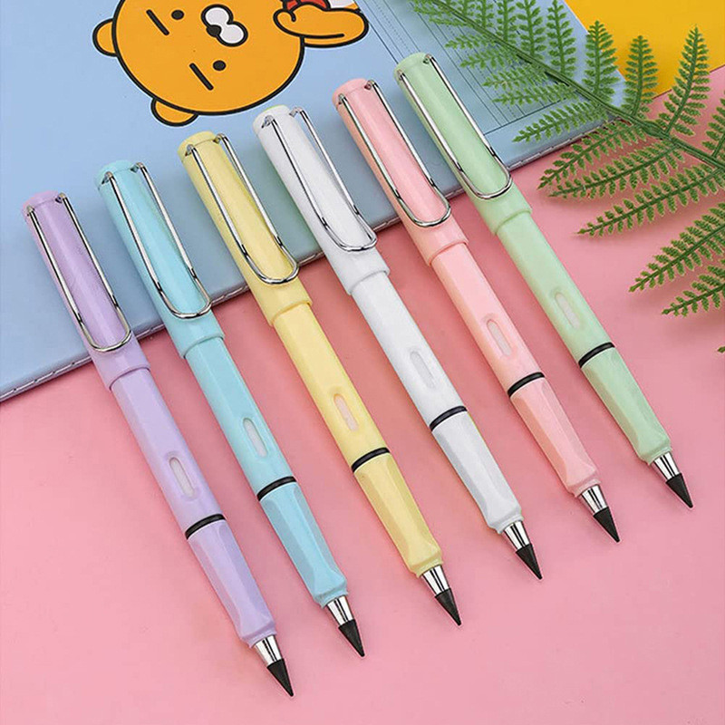 Hottome🥕Không cần gọt chì vĩnh cửu Bút chì HB có thể xóa được Tư thế tích cực Học sinh