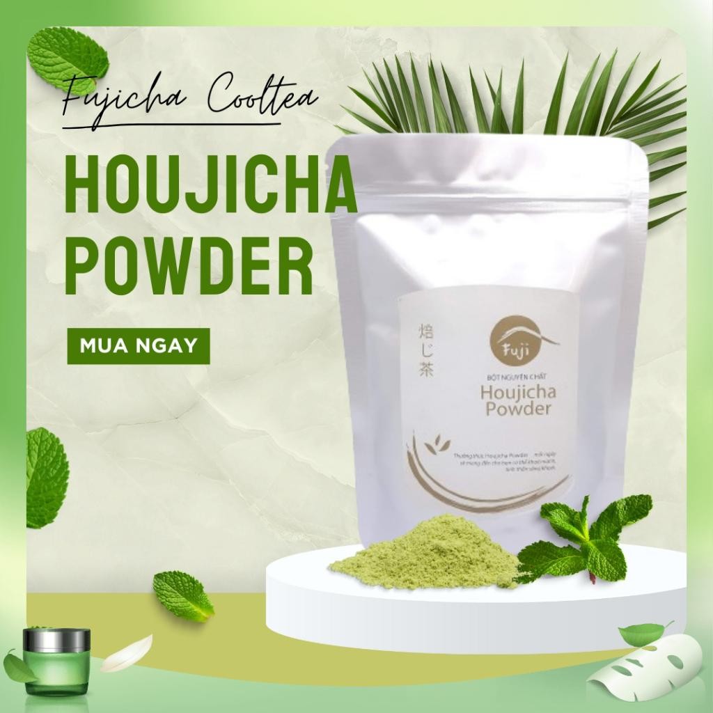 Fuji Houjicha CHINHSON 100G/500G - Bột Trà Rang Nguyên Chất Pha Pha Chế Đồ Uống, Làm Bánh Kẹo