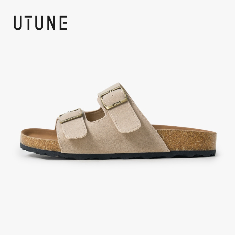 Utune Nữ Thoáng Khí Đôi Dây Sandal Nhẹ Mùa Hè Thoải Mái Vòm Hỗ Trợ Ngoài Trời Giày Thường Ngày Sử Dụ