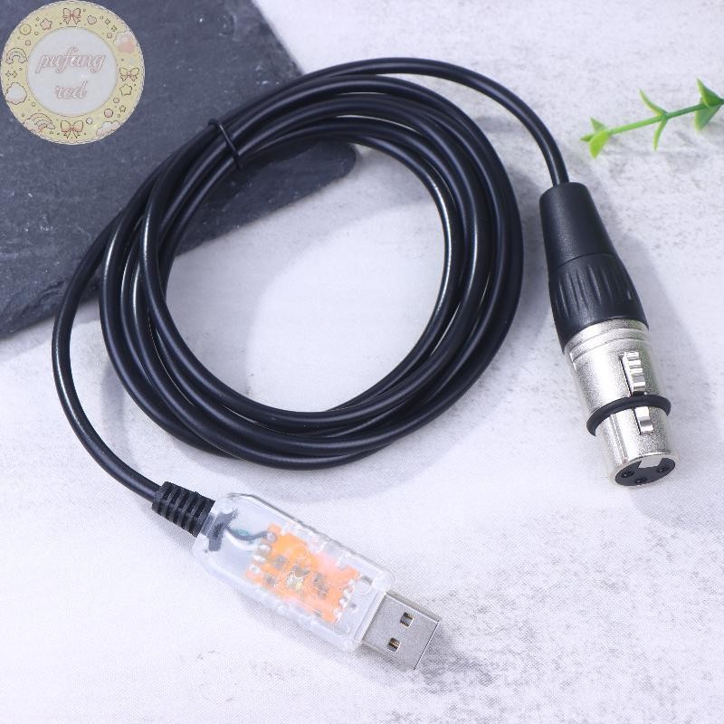 PUD USB sang DMX Bộ chuyển đổi giao diện QLC DMX512 Máy tính PC Bộ điều khiển chiếu sáng sân khấu Bộ