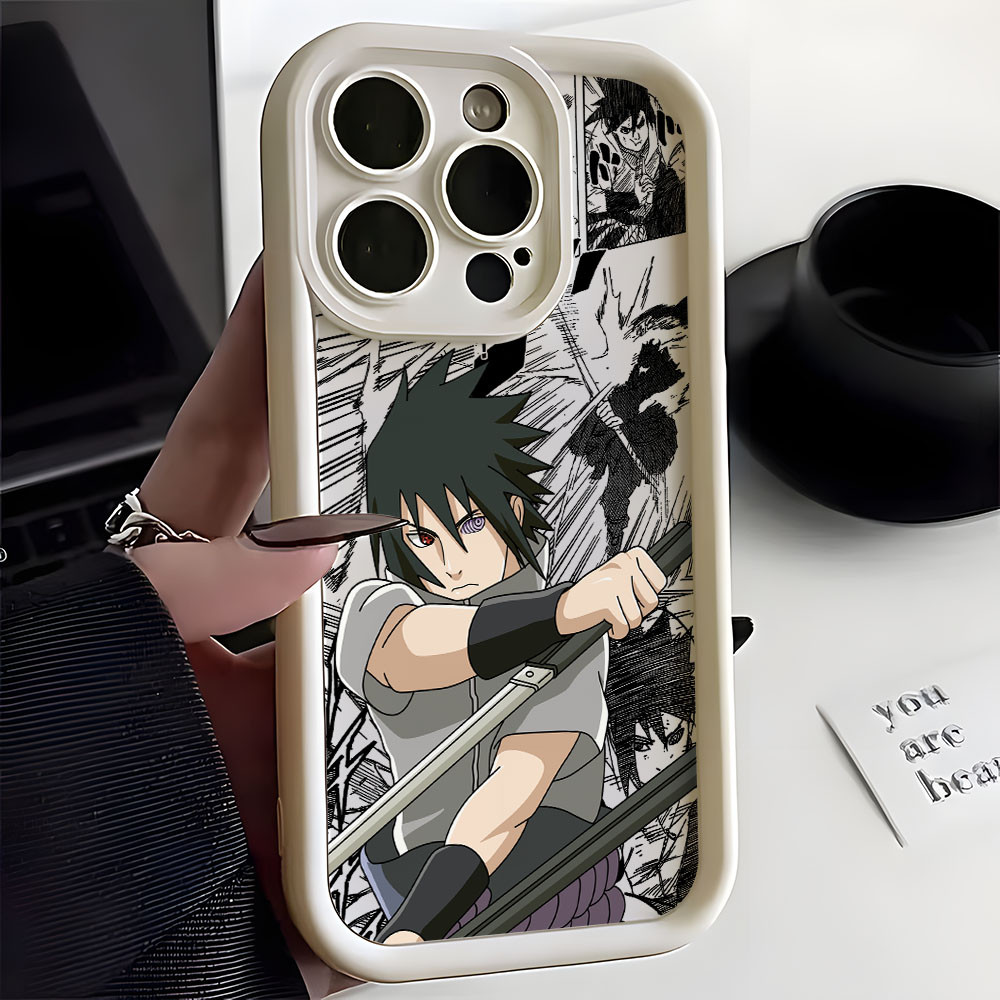Ốp điện thoại truyện tranh Sasuke Naruto cho Xiaomi Mi 15 Ultra 14 13 12 T 11 Lite 14T 12T Poco X7 X